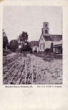 postcard of the Starksboro Village Meeting House, Starksboro, Vermont VT dated 1907