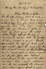 A Soldiers Letter Home J V Carpenter April 5, 1865 Starksboro Vermont