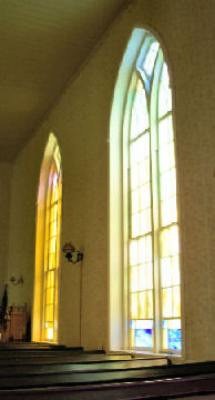 Gothic Windows at the Starksboro Village Meeting House