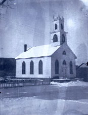 photo of the Starksboro Village Meeting House, Starksboro, Vermont  VT before 1916