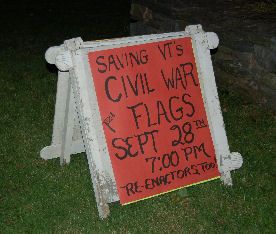 Starksboro Historical Society & Starksboro Meeting House Civil War Flags Program